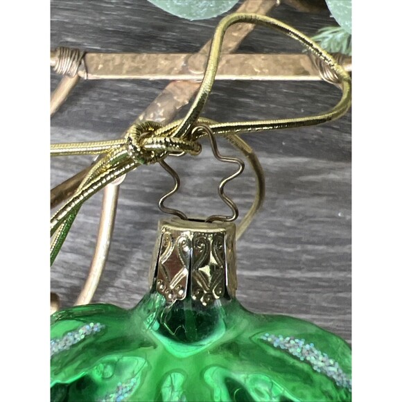 Vintage Old World Christmas Hand Blown Glass Purple Grapes Ornament 2000 - Picture 4 of 4